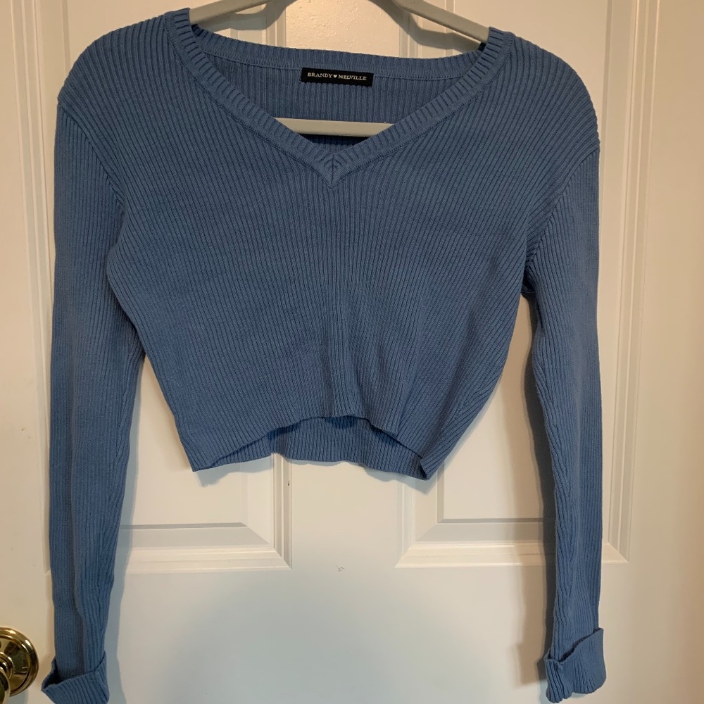 Blue Brandy Melville Long sleeve